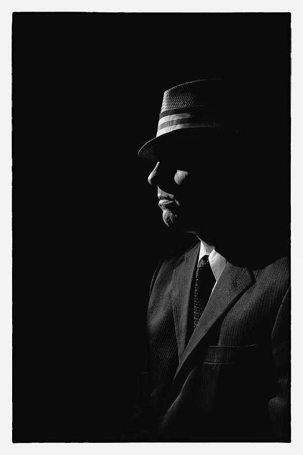 film noir portrait photography