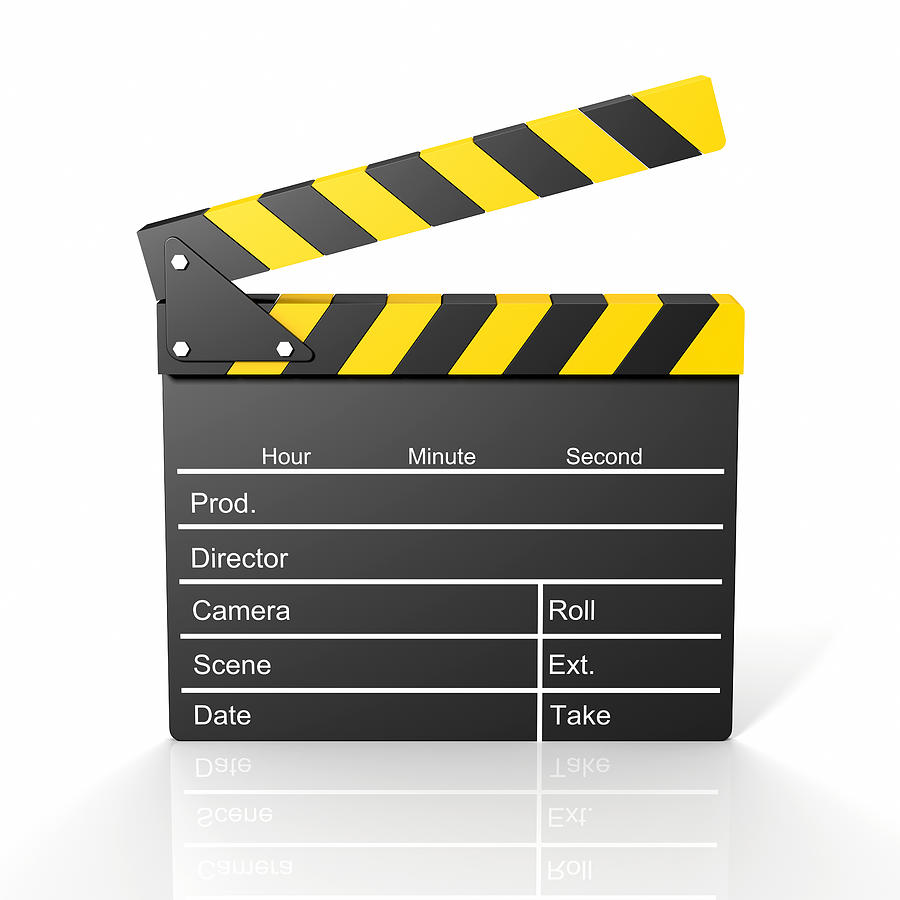 Film Slate clapboard Photograph by Hh5800