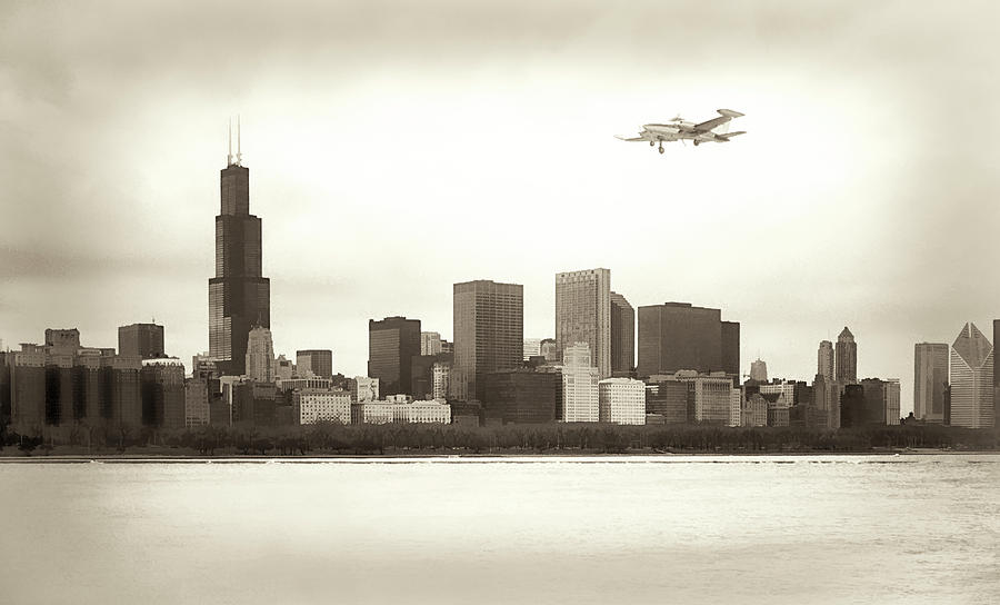 Final Approach Into Chicago Photograph by Kellice Swaggerty
