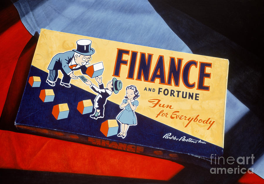 Finance and Fortune Painting by Kathryn Siegler