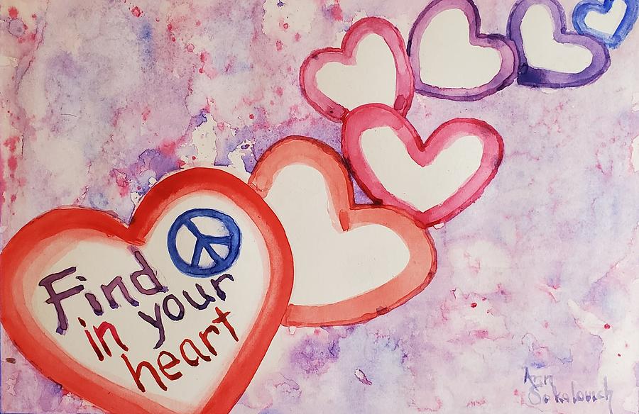 Find Peace In Your Heart Painting