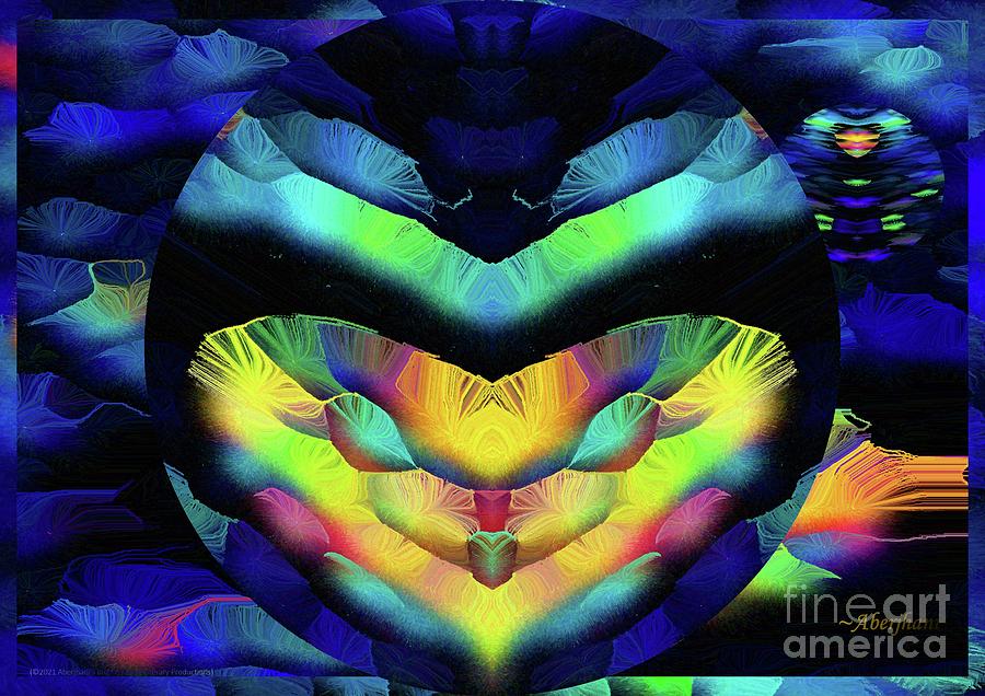 Finding Shelter in a Circle of Gratitude Number 2 Existential Heartbeat Painting by Aberjhani