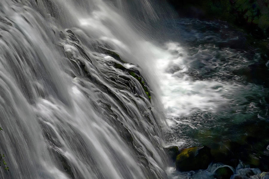 Waterfall Photograph - Finding the Dark Water by Rick Lawler