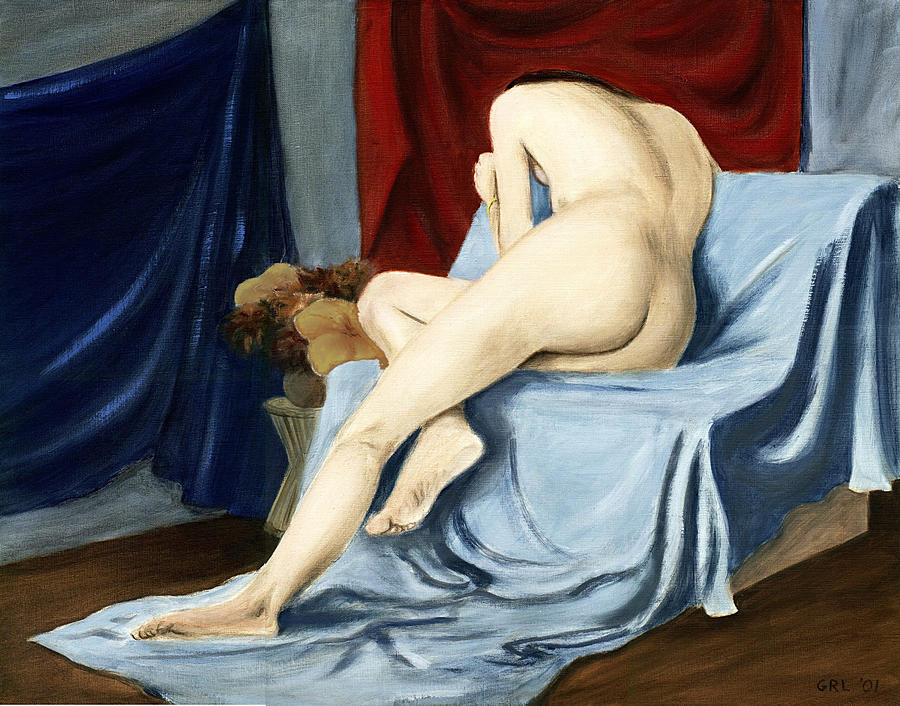 Fine Art Female Nude 2001 Painting by G Linsenmayer