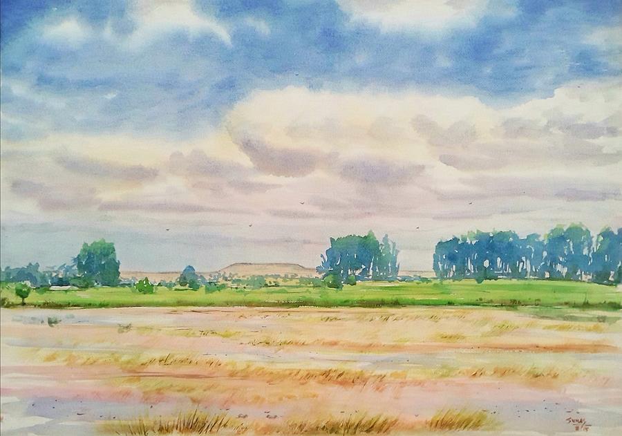 Watercolour Painting - Fine day by Suhas Jagtap