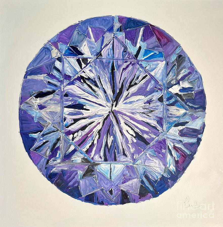 Fine, Fancy, Precious, And Multifaceted. Tanzanite. Painting