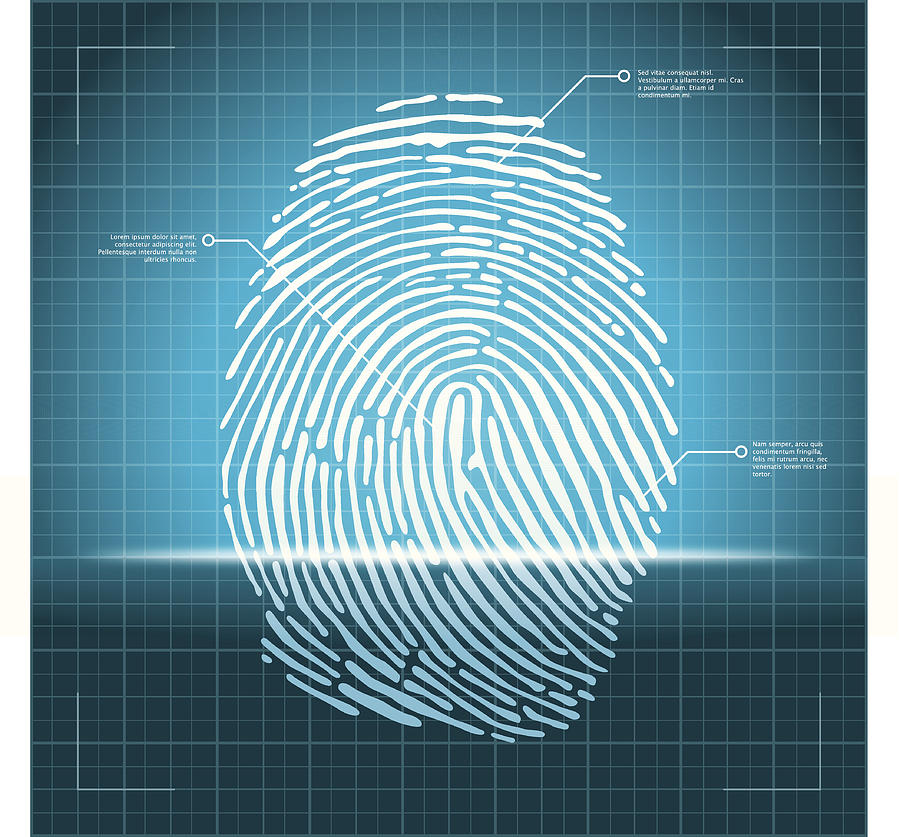 Fingerprint scanning technology Drawing by Mustafahacalaki