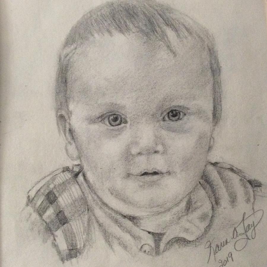 Finley Drawing by Karen Fay - Fine Art America