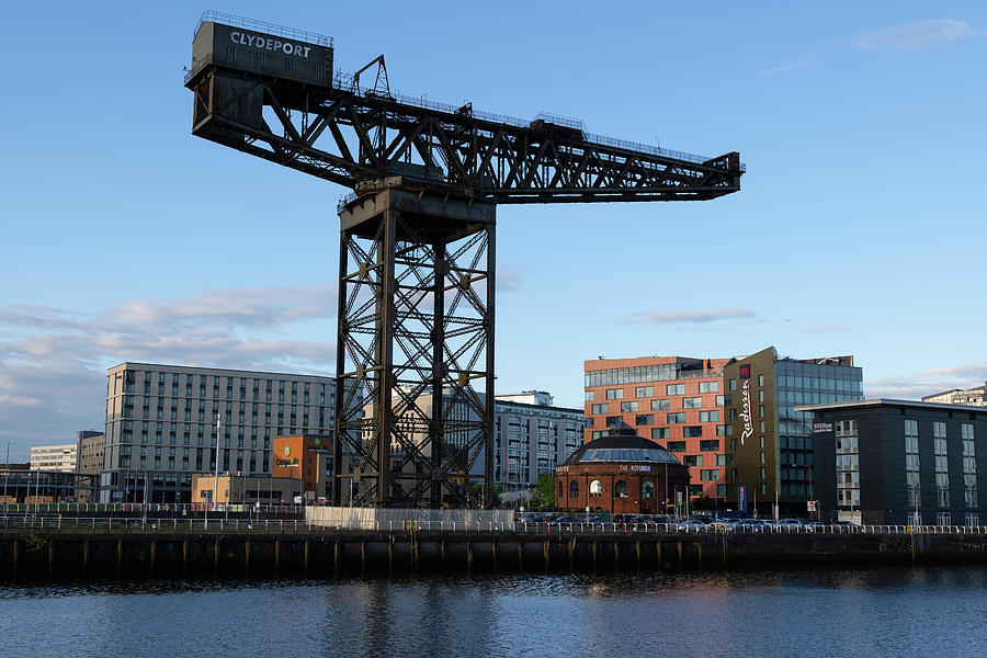 Finnieston Crane at River Clyde in Glasgow Photograph by Artur Bogacki