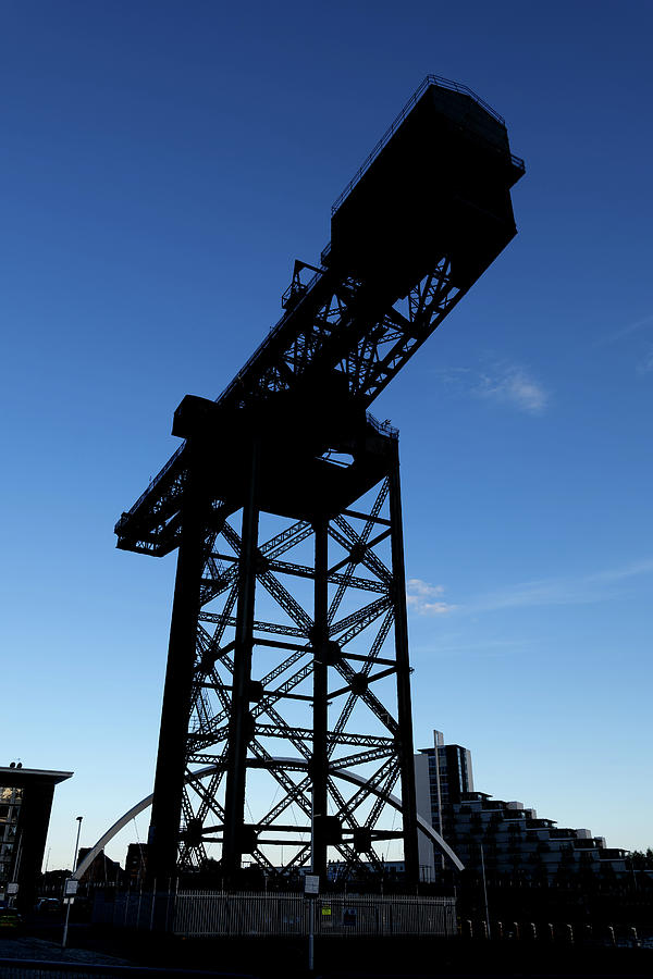 Finnieston Crane Silhouette In Glasgow Photograph by Artur Bogacki