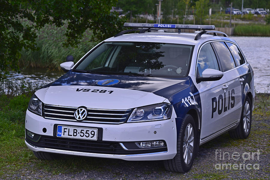 Finnish Police Car 1 Photograph By Esko Lindell - Fine Art America