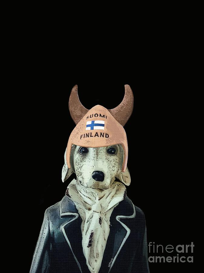 Finnish Viking Hat Digital Art by Diana Rajala