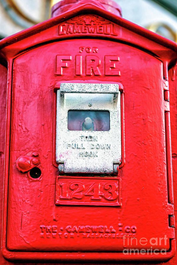 Fire Alarm Call Box in Boston Photograph by John Rizzuto