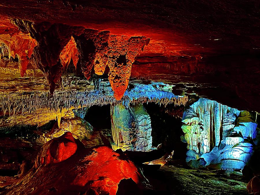 Fire and Ice in the Cave Photograph by Michael Oceanofwisdom Bidwell