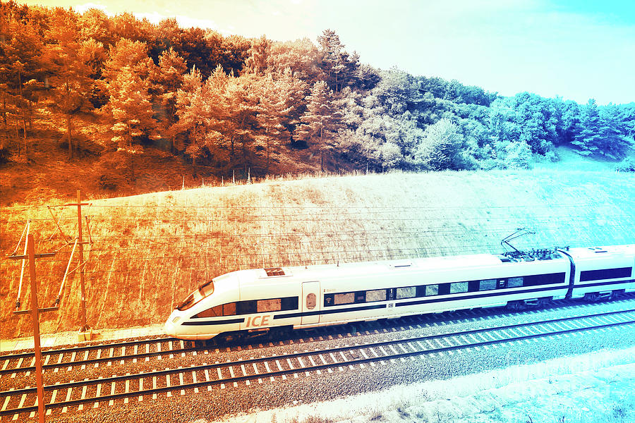 Fire and Ice Train Photograph by Elisabeth Lucas | Fine Art America