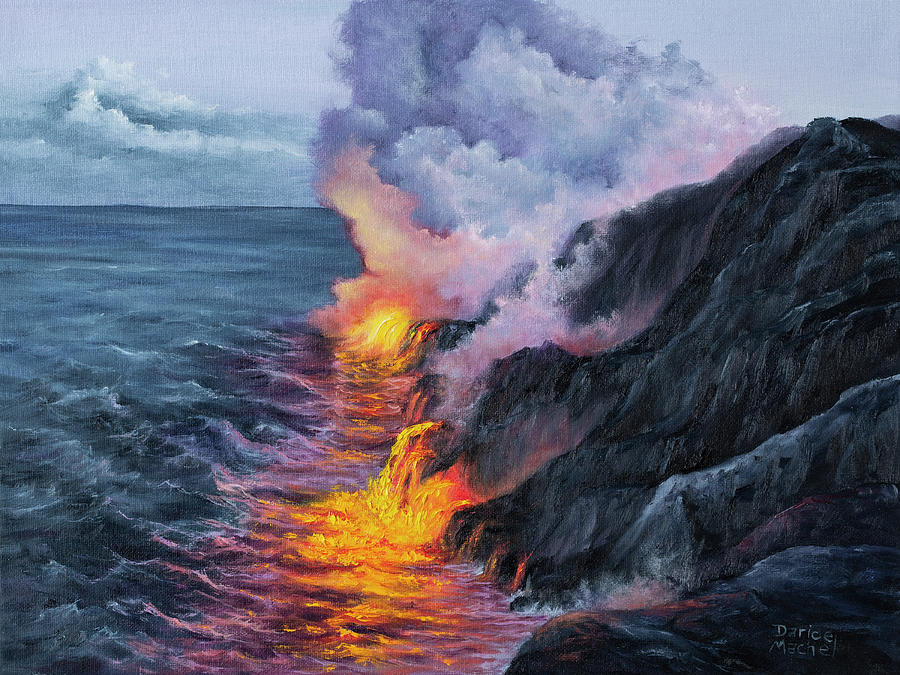 Fire and Water Painting by Darice Machel McGuire