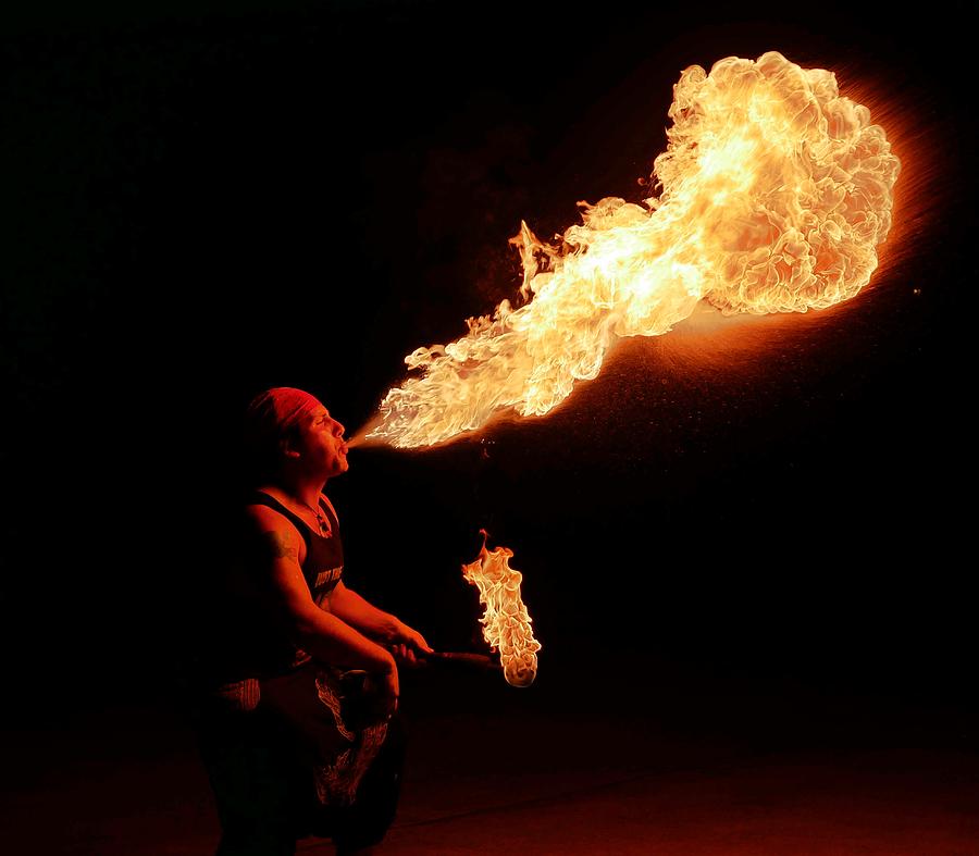 Fire Breathing, Just because Photograph by Frizzles Fotos - Fine Art ...