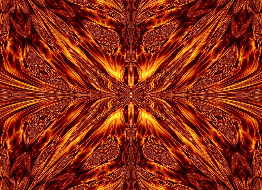 Fire Butterfly Digital Art by Sherrie Larch - Fine Art America