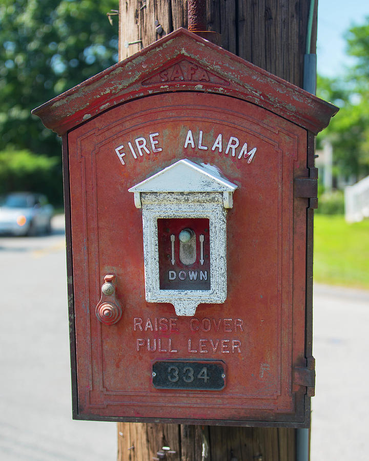 Fire Call Box Photograph by Alan Goldberg