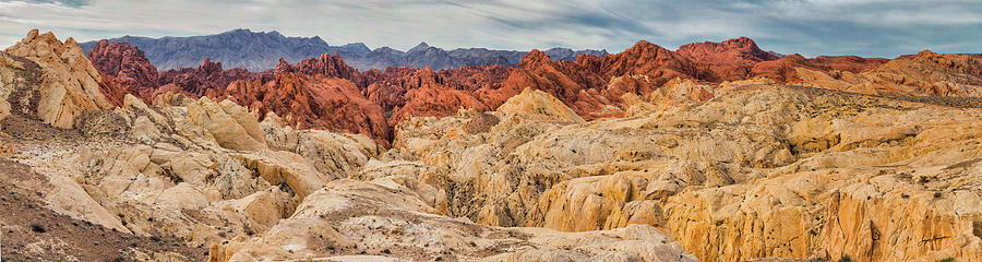 Fire Canyon Panorama Photograph by Jurgen Lorenzen