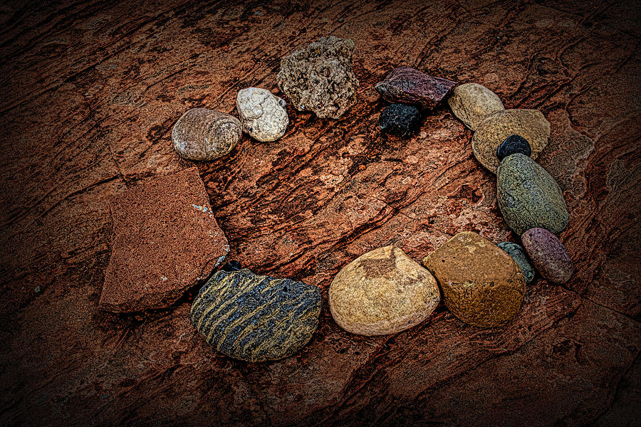 Fire Circle of Rocks Photograph by Sandy Ostroff - Fine Art America