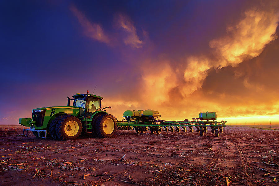 Spring Photograph - Fire Deere by Thomas Zimmerman