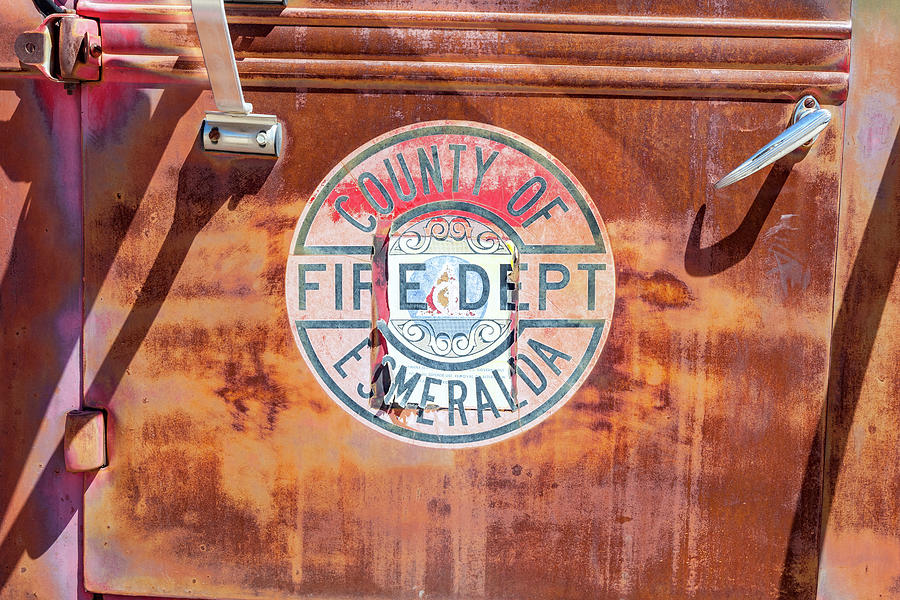 Fire Engine Patina Photograph