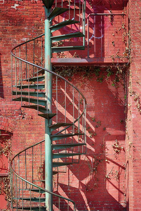 Fire Escape 3 Photograph by Mary Bedy