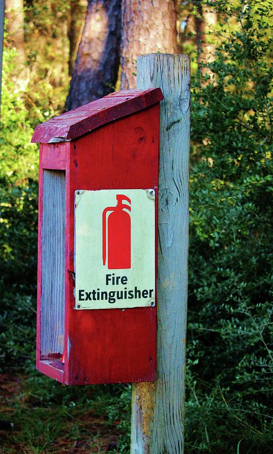 Fire Extinguisher Red Box Photograph by Cynthia Guinn