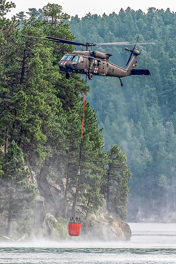 Fire Fighting Chopper Photograph by Paul Freidlund
