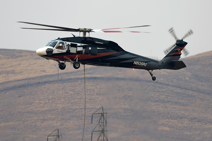 Fire Fighting Sikorsky UH-60 Black Hawk  Photograph by Rick Pisio
