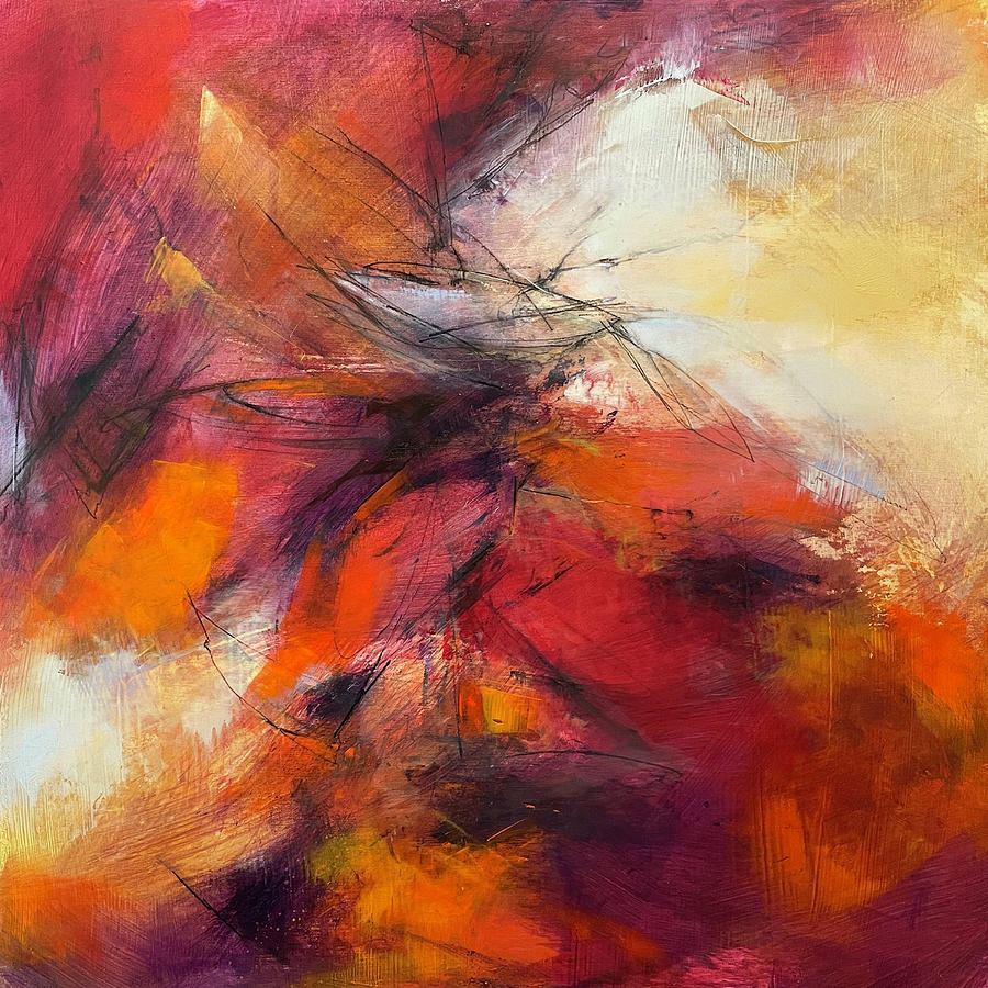 Fire Flight Painting by AnnMarie LeBlanc - Fine Art America