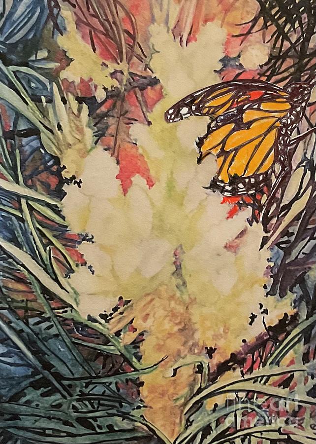 FIRE-FLY by Candelight Painting by Laurel Adams