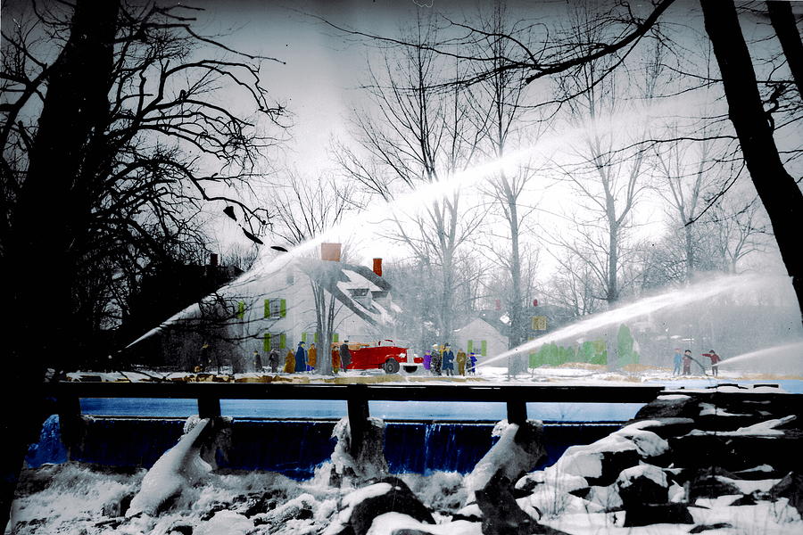 Fire Hose Tests Photograph by Cliff Wilson