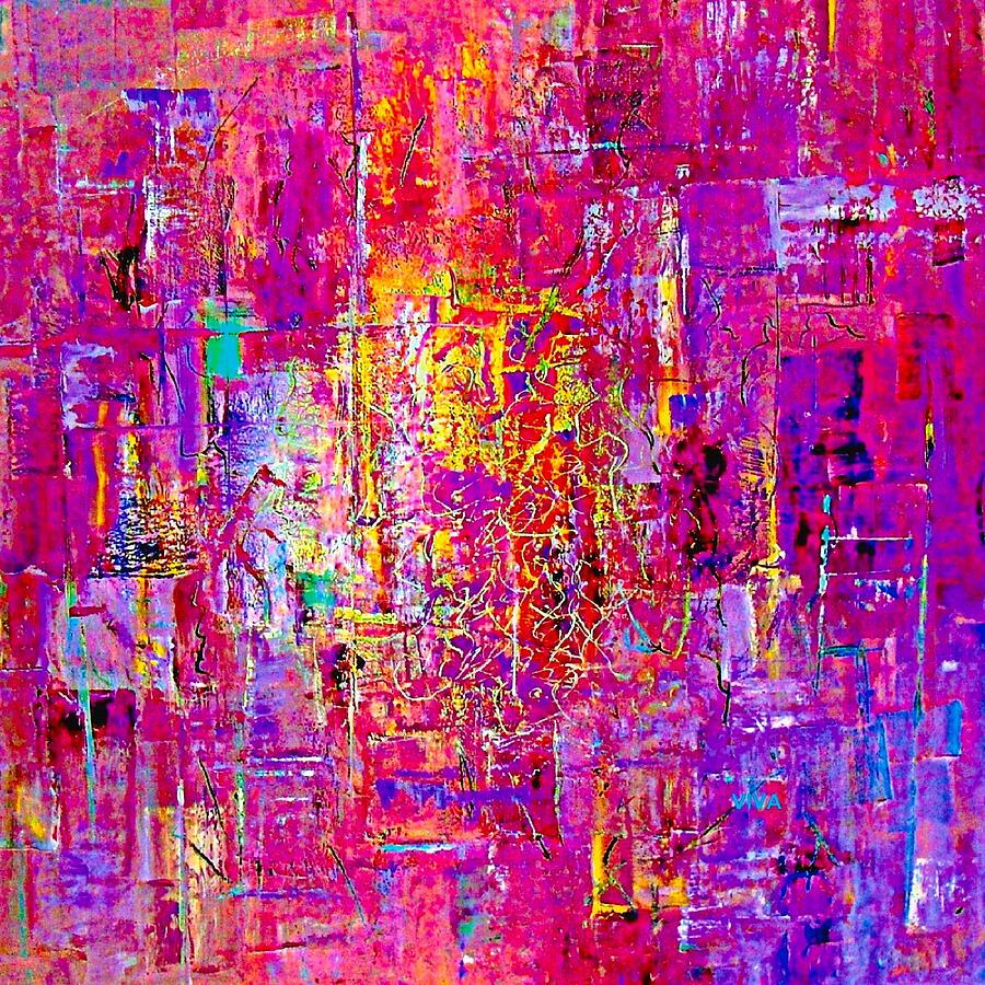 Fire In My Heart Painting by VIVA Anderson Fire In My Heart Painting by VIVA Anderson