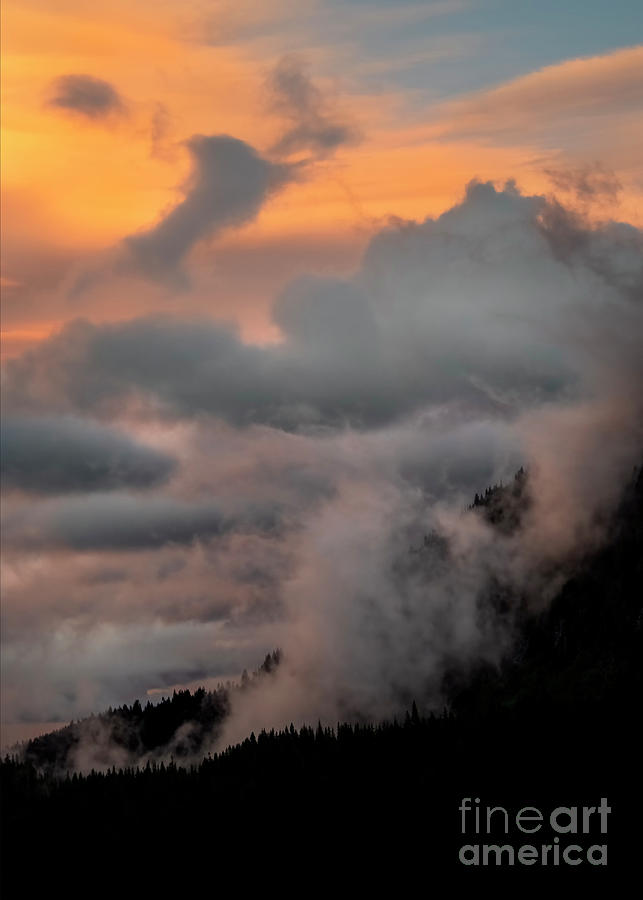 Fire In The Clouds Photograph