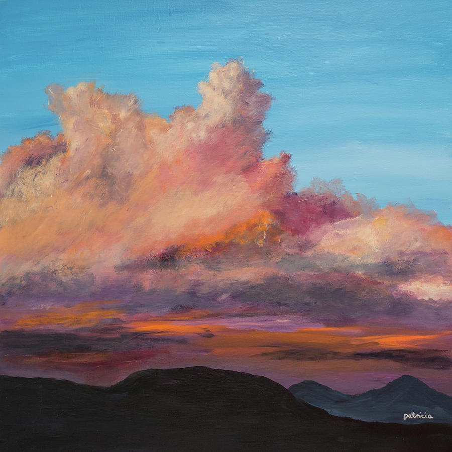 Evening Glow II Painting by Patricia Gould