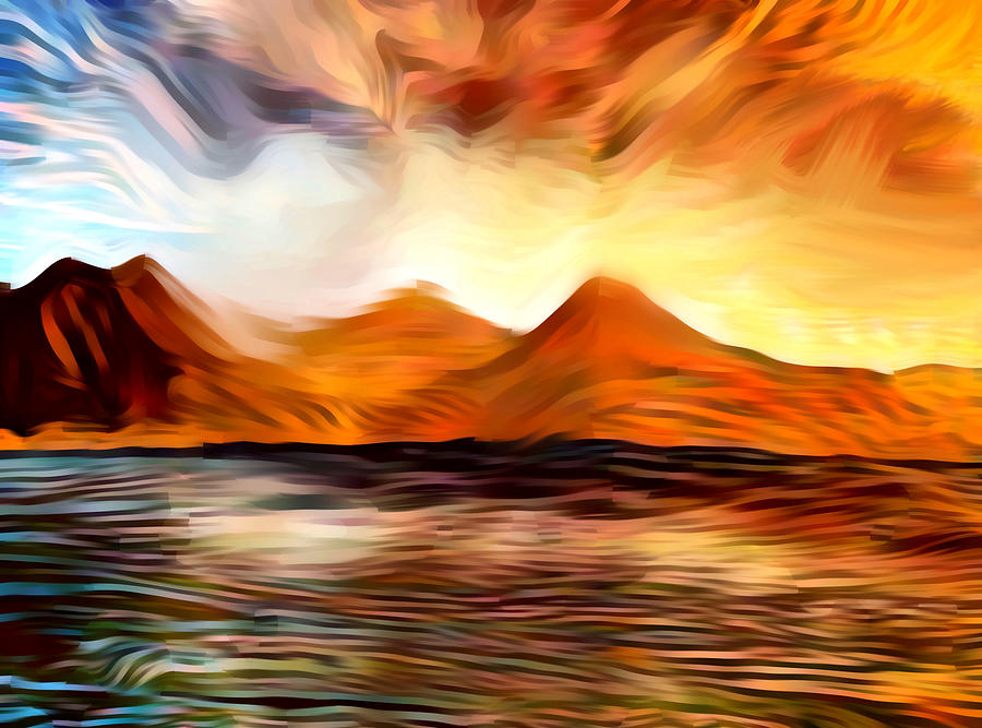 Fire In The Skies Digital Art by Gayle Price Thomas