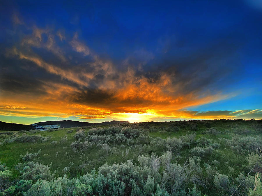 Fire in the Sky Photograph by Devin Wilson