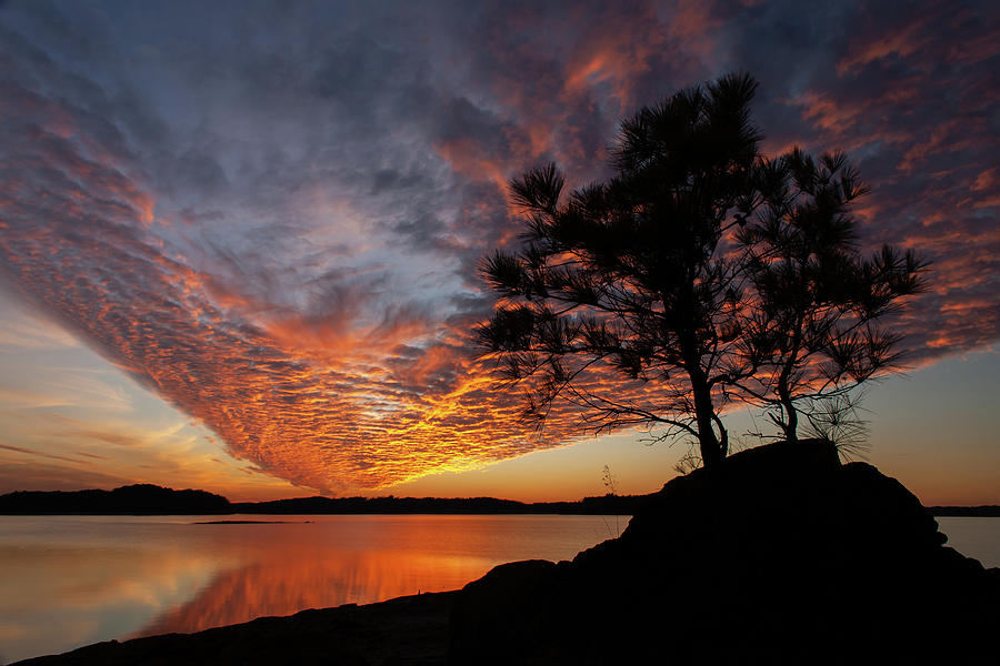 Fire in the Sky Photograph by Jonathan Cothron - Fine Art America