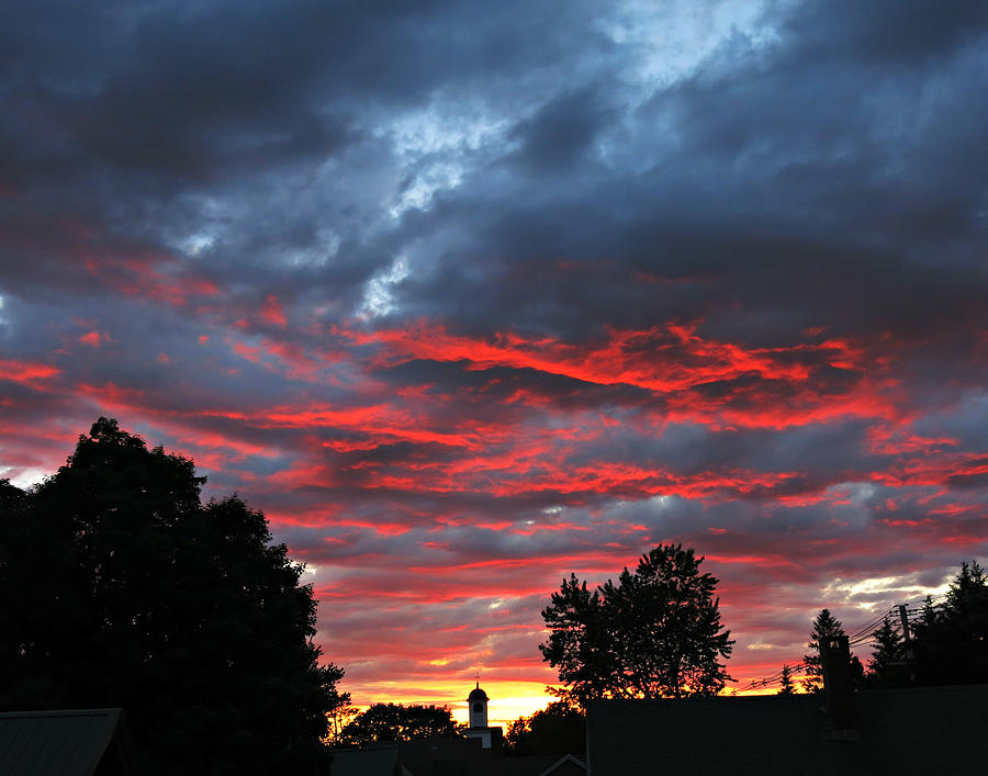 Sunset Photograph - Fire in the Sky by Thomas Stirling