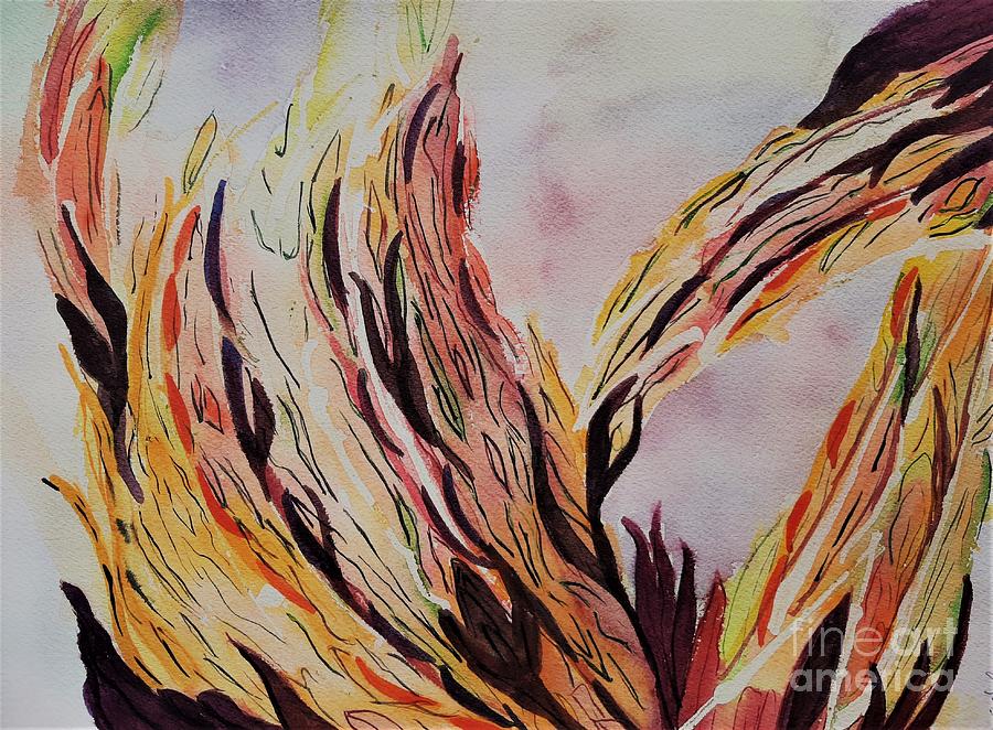 Fire Painting by L A Feldstein