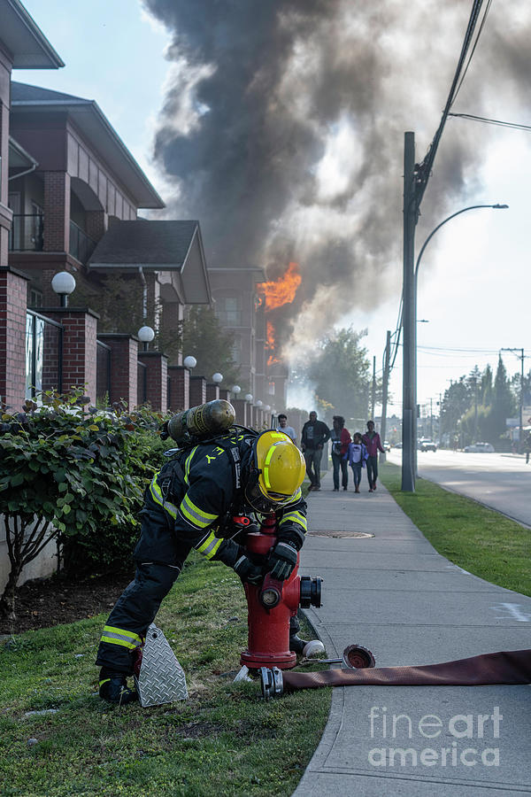 Fire On 56th Photograph