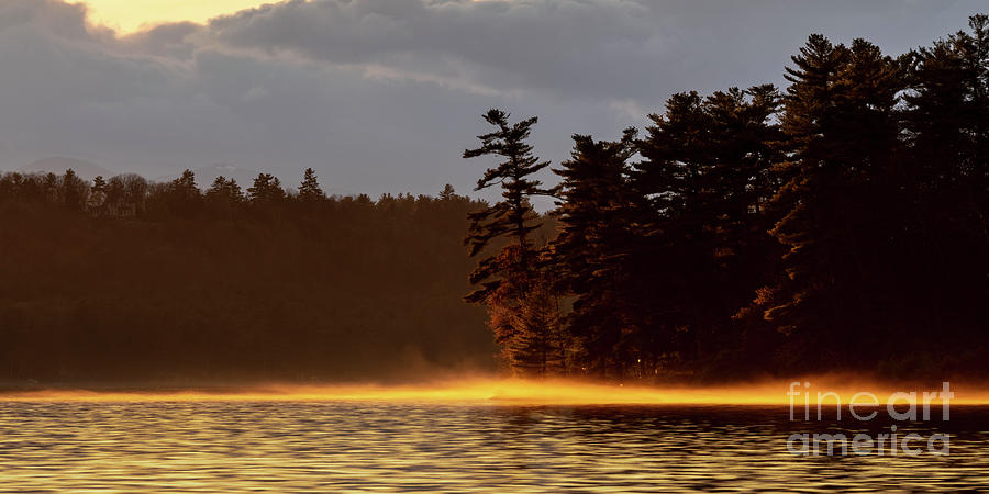 Fire on Long Lake Photograph by Craig Shaknis