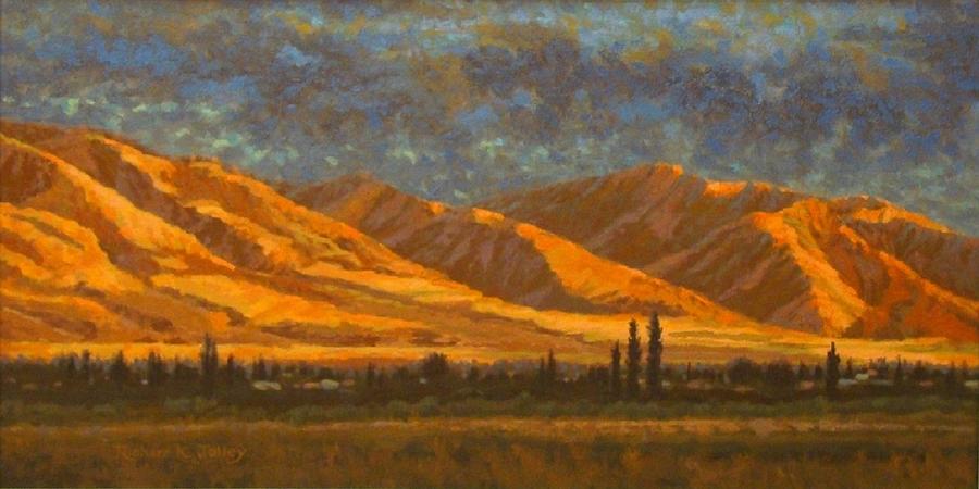 Fire on the Mountain Painting by RK Jolley - Fine Art America