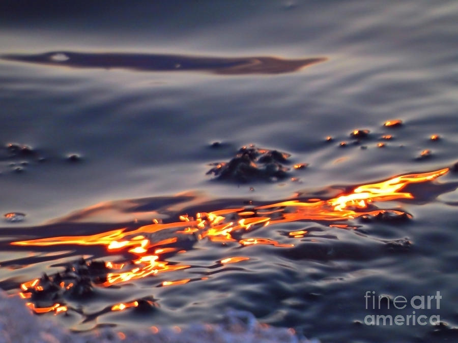 Fire On Water January 21,2024 Photograph by Sheila Lee