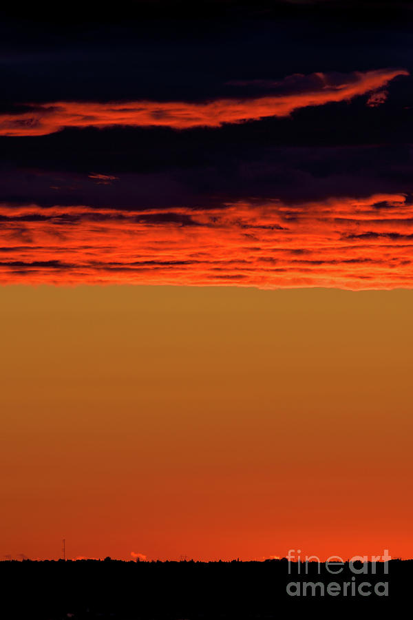 Fire Red Sky 2 Photograph by Terry Elniski