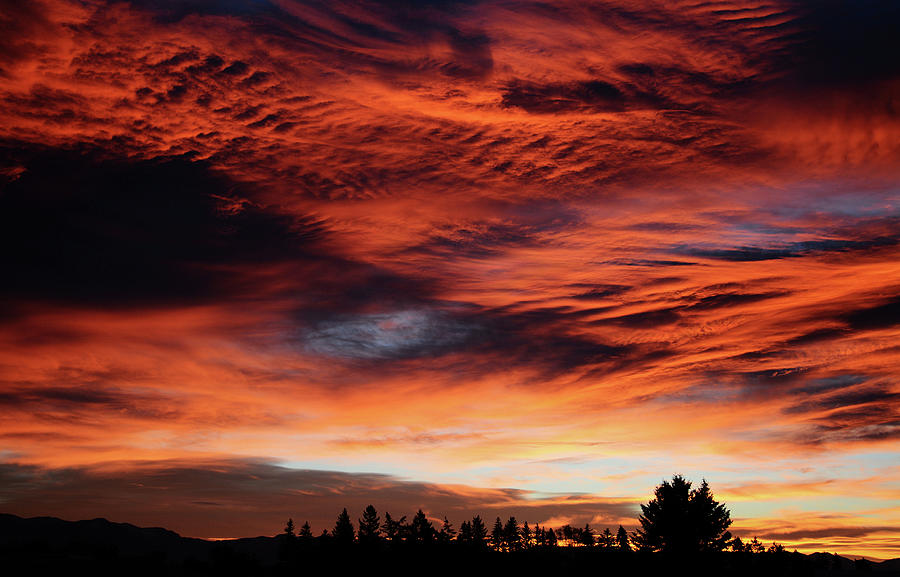 Fire Sky Photograph by Whispering Peaks Photography