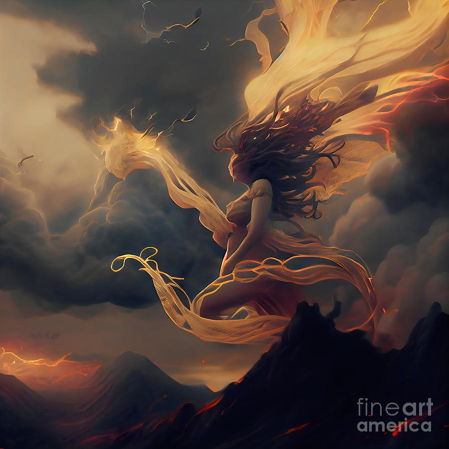 Fire Spirit Digital Art by Arcane Paradigm - Fine Art America