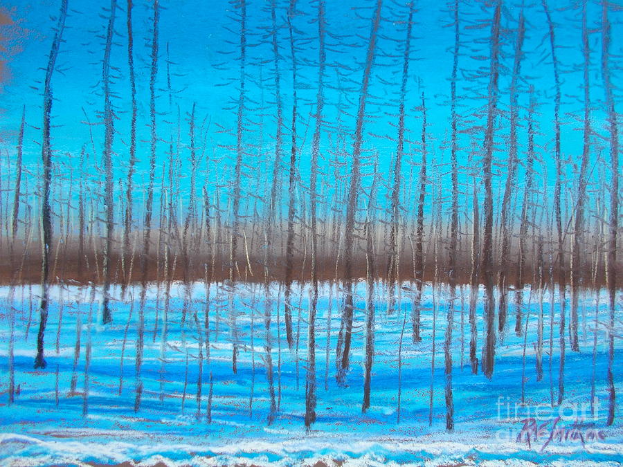 fire then Snow  Pastel by Rae Smith  PAC